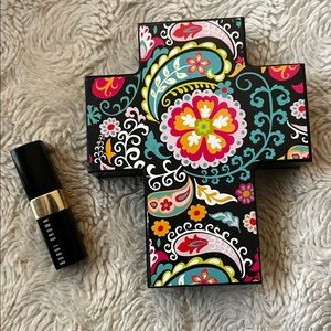 Floral paisley cross